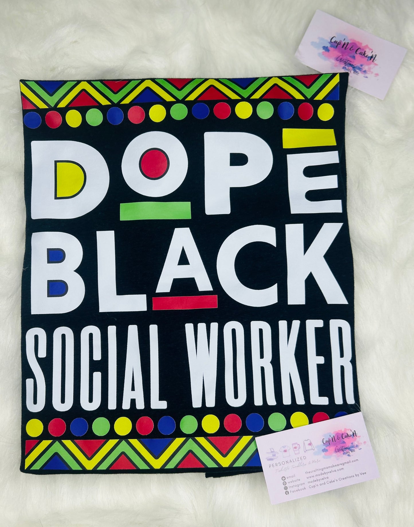 Dope Black Social Worker T-shirt