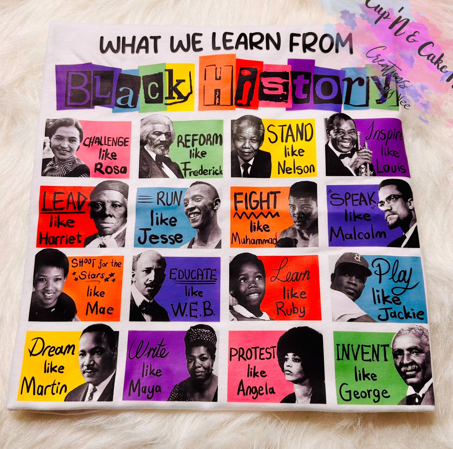 What We Learn From Black History T-shirt