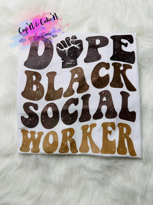 Black Social Worker T-shirt